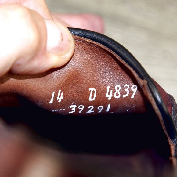 * NIB * $425 Allen Edmonds RANDOLPH 14 D Burgundy Burnished main image 4